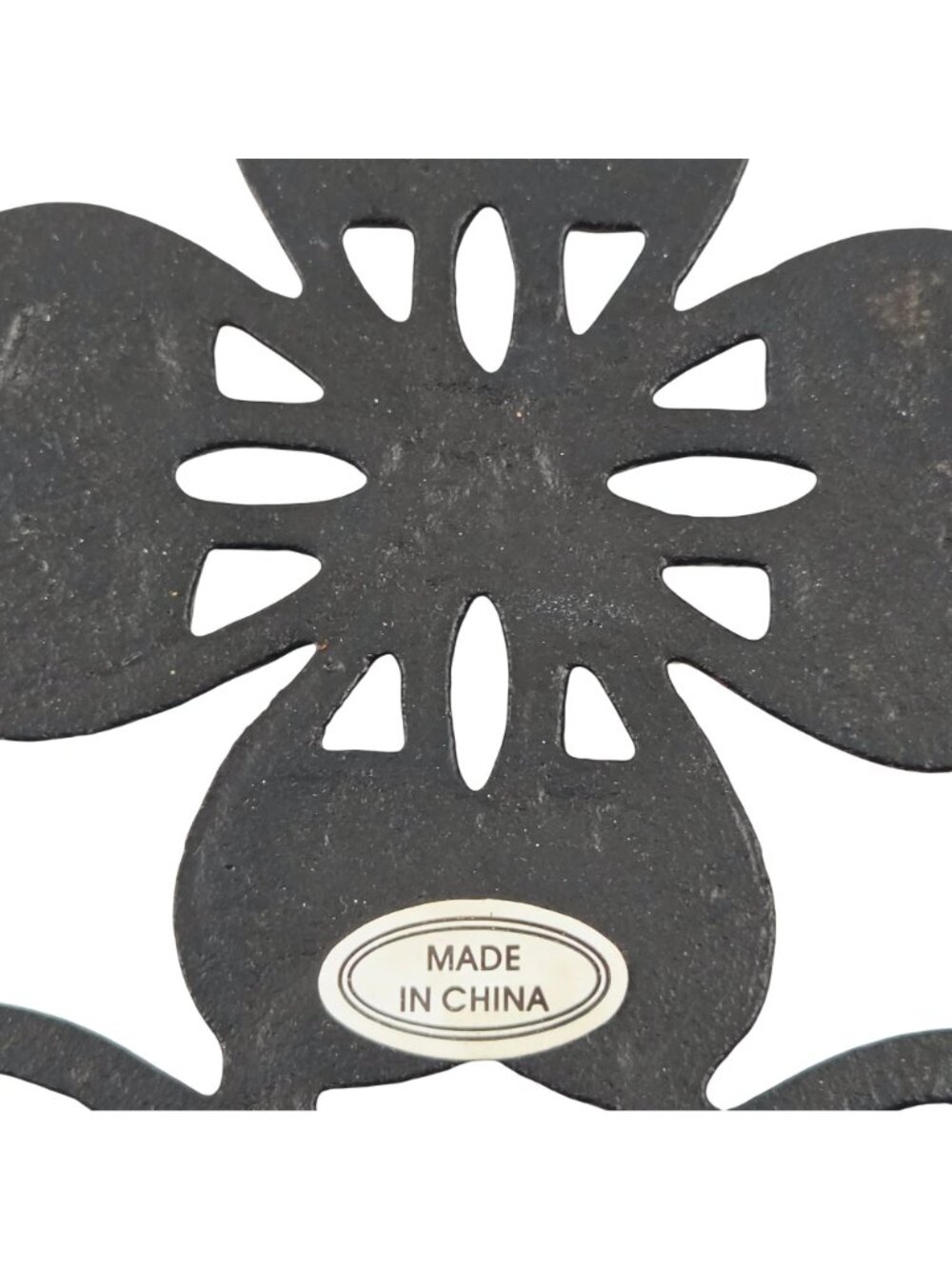 Cast Iron Decorative Trivets Set Of 3 Round Intricate Floral Scrollwork Design - Picture 9 of 10